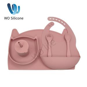 Wholesale CE CPC Multicolor Silicone Dinner Plate Set BPA Free from china suppliers