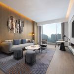 Hotel Furniture Bedroom Sets With Solvent-Free Anti-Fouling Leather Comfort And