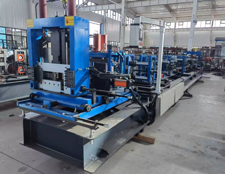 Automatic Cz Purlin Cold Roll Forming Machine Plc Control System