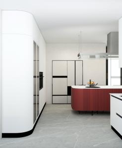 Wholesale Professional Melamine Luxury Kitchen Cabinet Set Modern Kitchen Cabinet Design from china suppliers