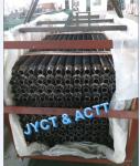 Alloy / Steel Sprial Settated Fined Tube , Solid Power Plant Fin Tube OD X 2.9