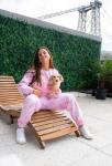 Pink Tie Dye Matching Pet Owner Set Sweatsuit Dog Hoodie