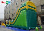 Inflatable Slippery Slide Football Theme Kids Tarpaulin Inflatable Bounce House