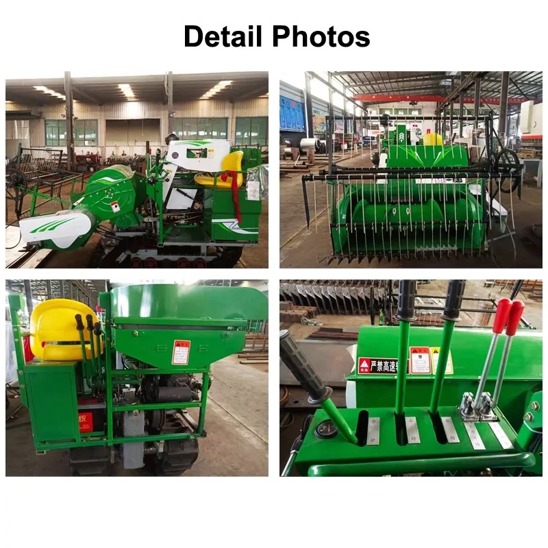 Reliable Operation Farm Combine Harvester 650mm Small Combine Harvester
