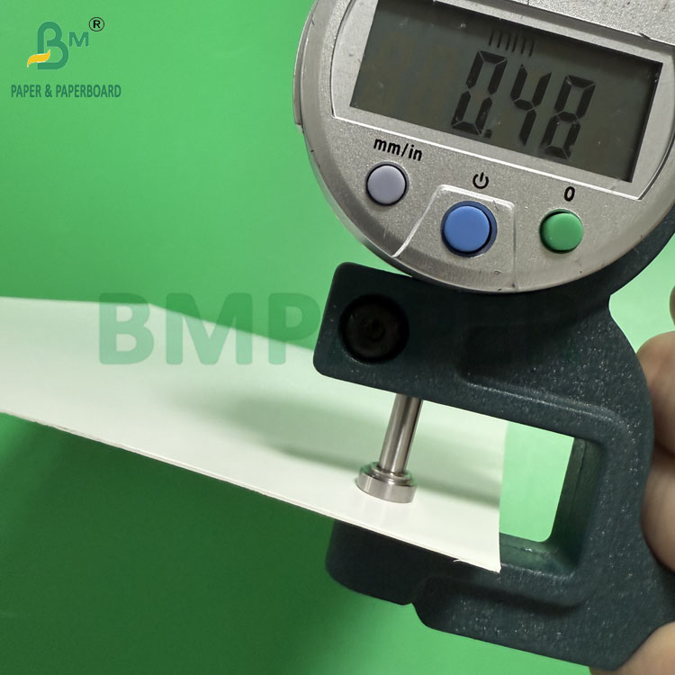320gsm 0.48mm White Blister Paperboard For Printing Toothpaste Packaging Cards 70 X 100cm