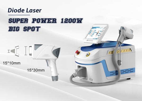 Super Power Facial Hair Removal Machine 1200W Diode Laser Depilation Big Spot