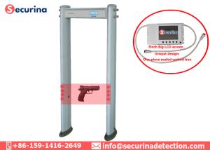 Wholesale IP55 Waterproof Security Walk Through Gate , Metal Detector Security Doors from china suppliers