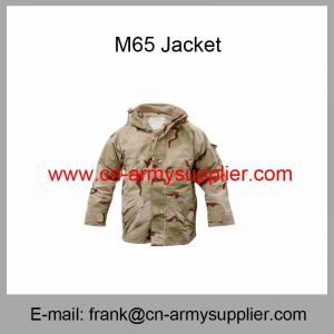 China Wholesale Cheap China Military Camo Army Police M65 Combat Field Parka Jacket on sale
