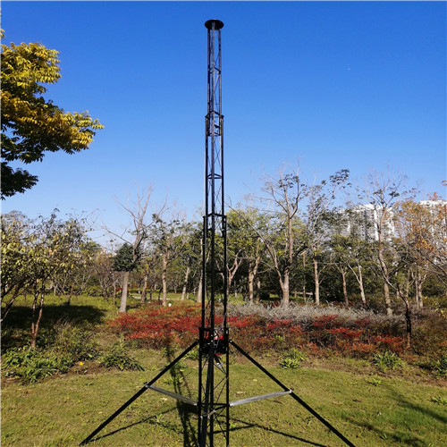 Towable Freestanding Lightweight Portable Winch Up Tower