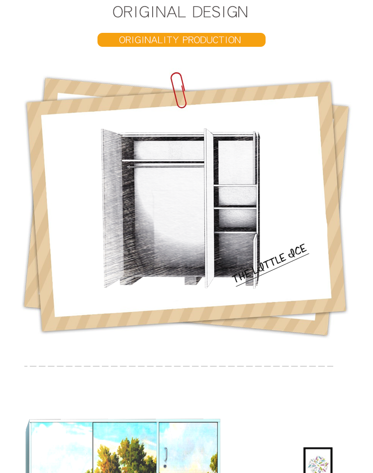 Bedroom Cold Rolled Steel Storage Cabinet With Doors 0.6mm