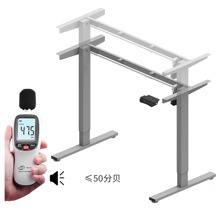 Vintage Rustic Electric Height Adjustable Work Station for Modern Office Design Style