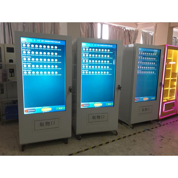 55 Inch LCD Touch Screen Self Service Vending Machine Coin Operated For Drinks