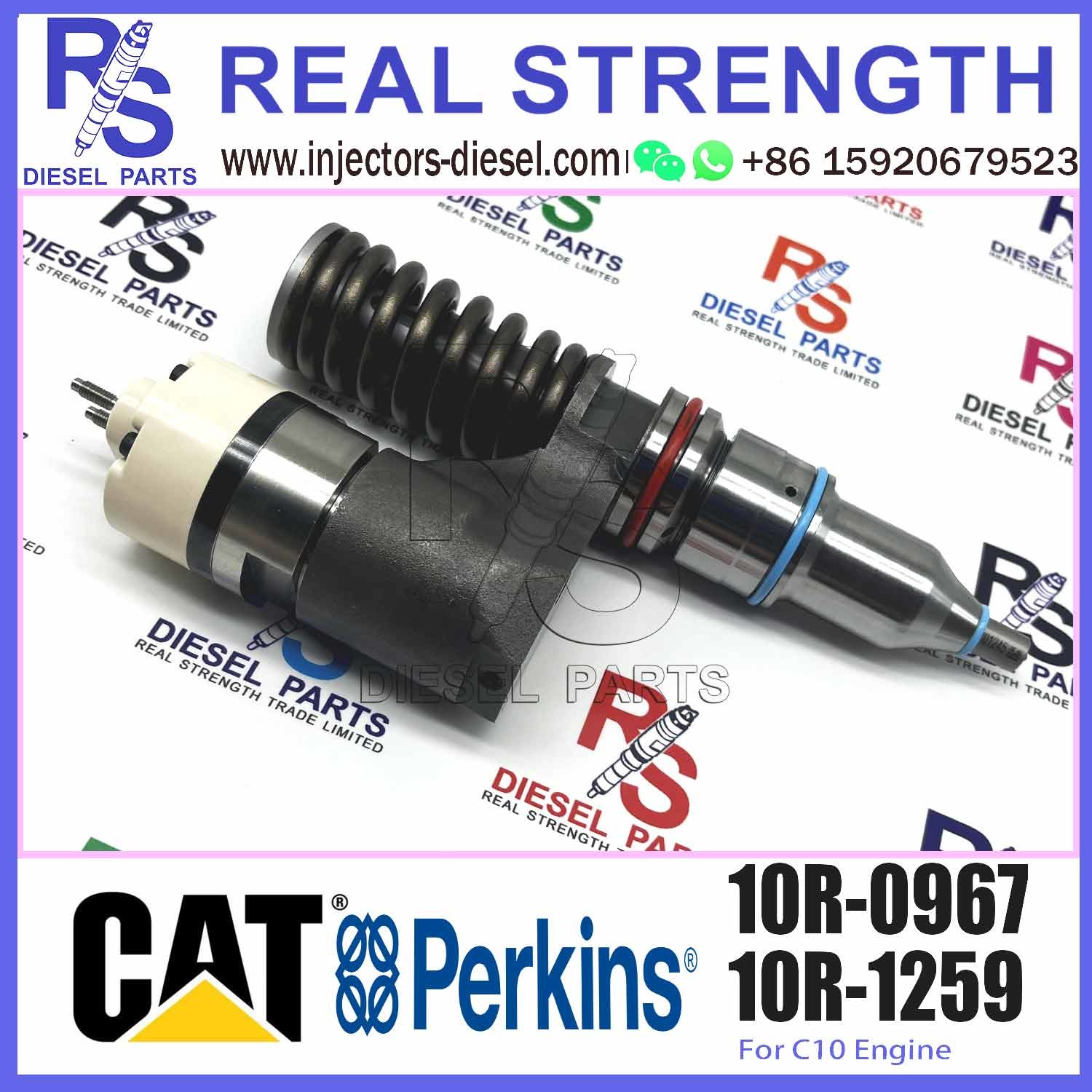 Diesel Fuel Injector CA2123462 212-3462 2123462 10R-0967 For Excavator 345B 345B II 345B II MH 345B L Parts Caterpillar