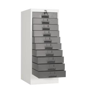 Wholesale Ten Drawers Steel Filing Cabinet Tall Black Chest Of Drawers Cabinet from china suppliers