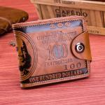 2022 Design US 100 Dollar Thin Wallet Men's Fashion Waterproof Unisex Nylon