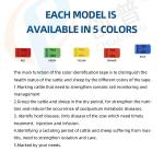 Colorful EVA Cow Leg / Goat Leg Strap Belt Solid Pattern Wipe Clean For Daily