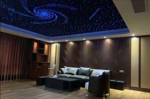 Wholesale Noise Reduction Polyester Ceiling Tiles Starry Sky Optic Star Ceiling Lighting from china suppliers