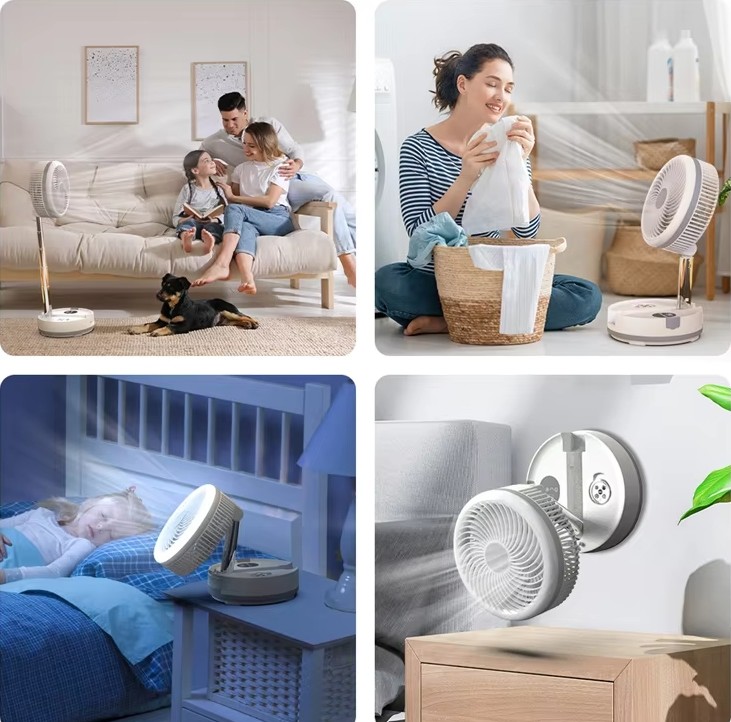 Socool Fan 40000mAh Type-C Power Source Personal Fan 9 Speed Levels Outdoor Camping Fan