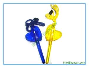 Wholesale lanyard promotional plastic pen in heart shape from china suppliers