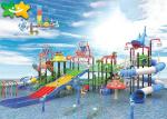 Amusement Park Speed Water Slide Powder Coating Anti Skid For Children Adult