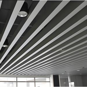 Wholesale Modern Decorative Aluminum Ceiling Strip Slat Baffle Aluminum Strip Ceiling Aluminum Suspended Ceiling from china suppliers