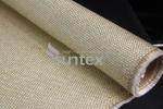 Abrasion Resistant Vermiculite Coated Fiberglass Fabric For Removable Insulation