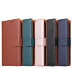 Minibook Cell Phone Case Shockproof Genuine Leather Wallet Flip Cover for iPhone