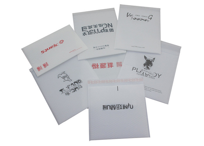 A4 Self Sealing Mail Packaging Bags Silk Printing Poly Bubble Mailers Bulk