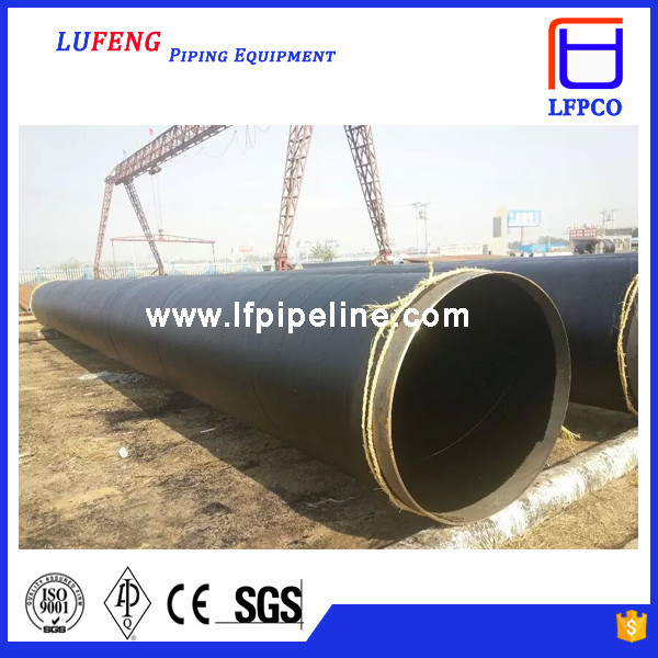 china supplier 3pe sprial steel pipe din en 10220 high-strength spiral welded steel pipe/tube