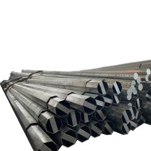 Wholesale 150km/H Electricity Steel Distribution Pole Wind Resistance Hot Dip Galvanizing Treatment from china suppliers