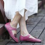 S264 Women's shoes, holes, breathable and cool, white shoes, women's printing,