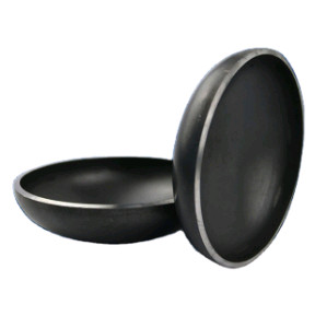 JIS G3472 Welded Carbon Steel Pipe Cap Galvanized Black Painting SCH10