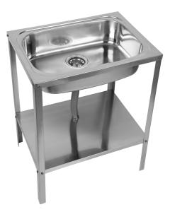 Wholesale Top Mount Stainless Steel Sink Stand Brushed Finish Height 75 Cm from china suppliers