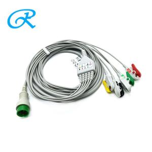 Wholesale Creative IEC / AHA color Clip 5 Lead ECG Cable For Patient monitor from china suppliers