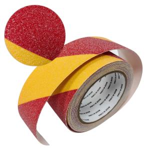 Wholesale Red Yellow Double Colors 50MMx5M PVC Stair Anti-Skid Tape Frosted Safety Non Slip from china suppliers