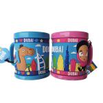 China Soft PVC Mug manufacturer Custom Logo Wrapped Soft Touch Flexible PVC Mug
