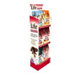 Dog Cat Product Clean Toy Food Wood Half Pallet Floor Display Stand Pet Shop