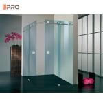 Aluminum Interior Noiseless Triple Sliding Glass Door Frameless Soundproof