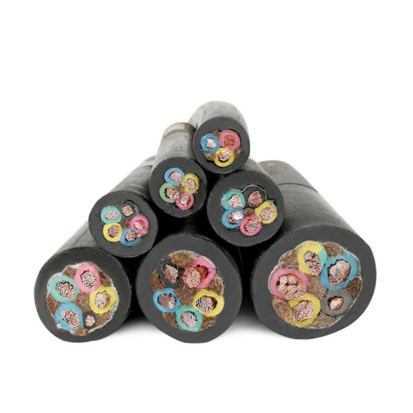 1.5mm 2.5mm 6mm Flexible Rubber Cable Flame Retardant Waterproof High Temperature Resistant