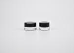 JG-F06, 3g&5g concentrate round flint glass cosmetic jar for beauty products,