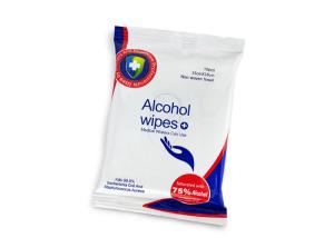 Wholesale Medical Grade 75% Alcohol Hand Wipes , Hand Sanitiser Wipes Easy To Carry from china suppliers