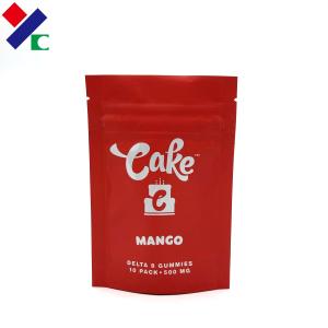 Wholesale Children Proof Stand Up Zipper Pouch Mango Cake Matte Vanish Packaging Bags from china suppliers