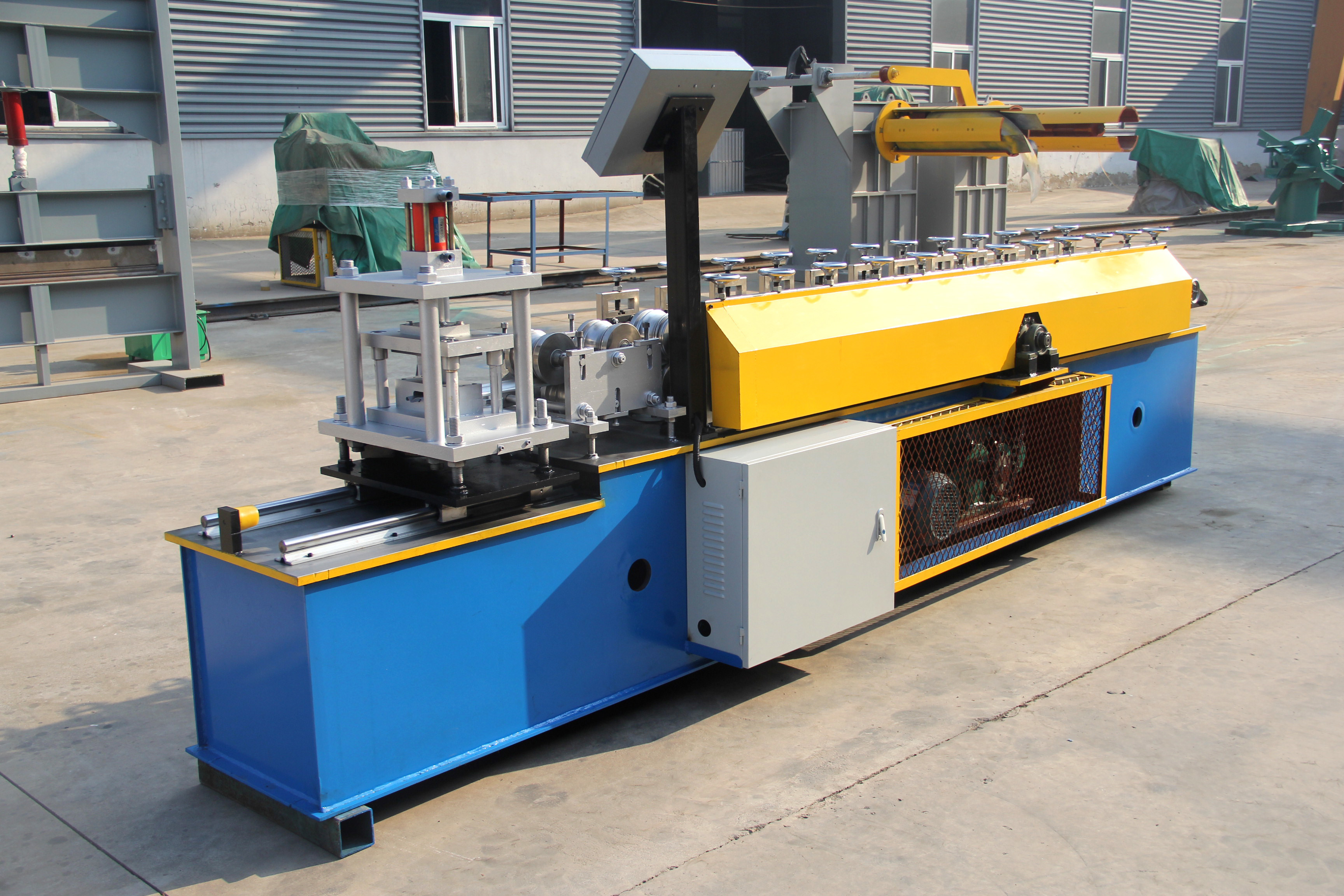 75mm Roller Shutter Door Roll Forming Machine Plc Control System