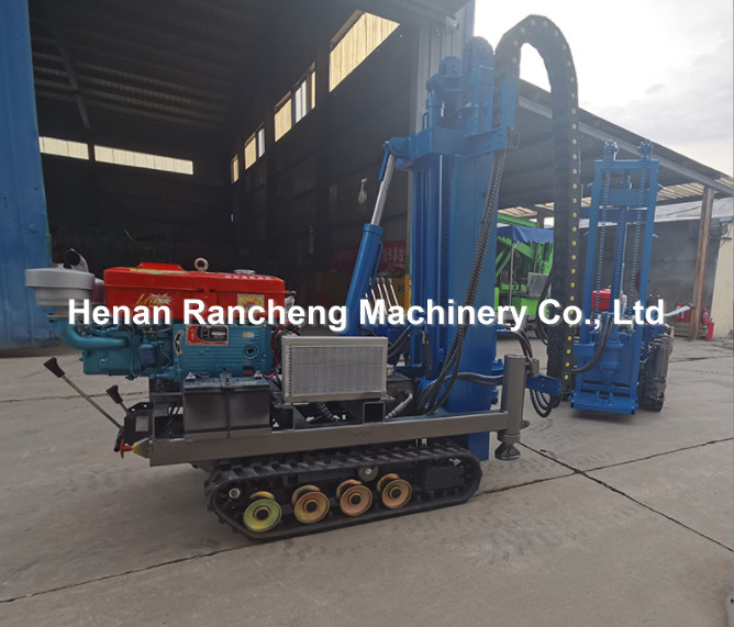 High Efficiency 25HP Diesel Pile Driver Drilling 30m Depth With 50-300mm Diameter