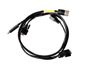 Wholesale Yellow Green Industrial Wire Harness Wiring Twisted Braided For Surveying Equipment from china suppliers