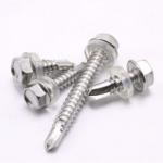 304 Screw Accessories Stainless Steel Roofing Hex Washer Head Screw Hex Self