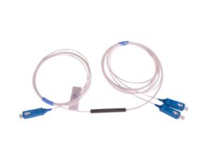 Wholesale Network Fiber Optic Spliter 1x2 2x2 LC SC FC ST Connectors With Steel Tube from china suppliers