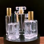 Clear Blue Green OEM 30ml 50ml Glass Perfume Spray Bottle 0.3kg