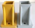 Square Moulded Fiberglass Base Corrosion Resistance