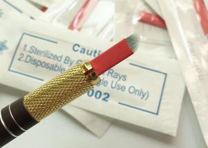 Wholesale 0.18mm 15 Pins Tattoo Machine Needle 15 Flex For Manual Eyebrow Pen from china suppliers